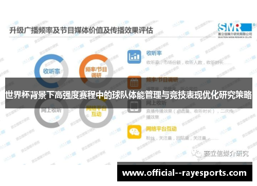 世界杯背景下高强度赛程中的球队体能管理与竞技表现优化研究策略